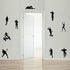 Game Wall Decal Poster Dancing Wall Stickers for Kids Bedroom Wall Vinyl Decal Game Stickers (Black)(13.8" x 22.8")...