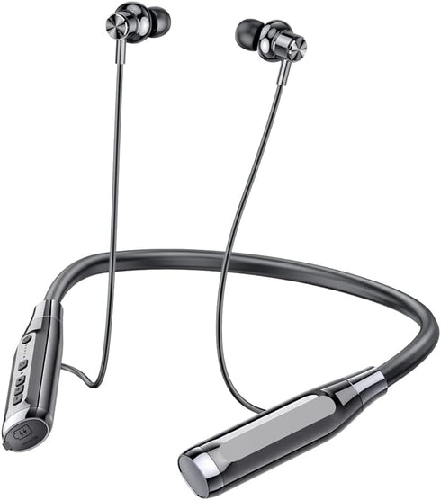 Wireless Bluetooth Headphones with TF Card Slot, 100H Playtime Neckband Bluetooth Earphones Wireless Earbuds, Running Wireless Earbuds Bluetooth f...