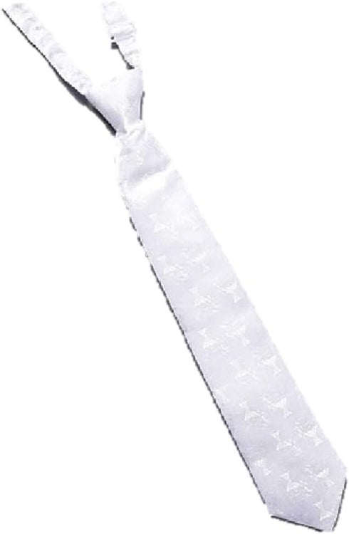 Boys First Communion Tie Ties in White 13" Adjustable...