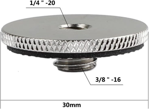 CAMVATE 1/4" Female to 3/8" Male Convert Adapter for Camera Tripod and QR Plate - 0895...