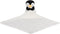 Apricot Lamb Stuffed Animals Security Blanket Black Penguin Infant Nursery Character Blanket Luxury Snuggler Plush(Black Penguin)...
