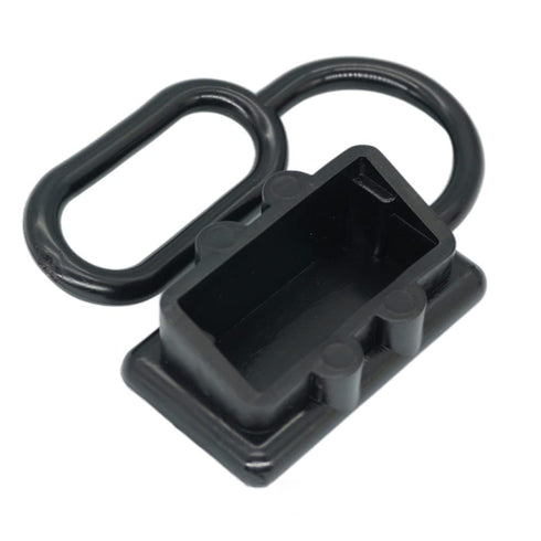 2 Pack Connector Cover 50Amp DC Power Connectors Soft Cover Battery Quick 50A Connector Dust Cover for Trailer, Boat or Caravan Connections Compat...