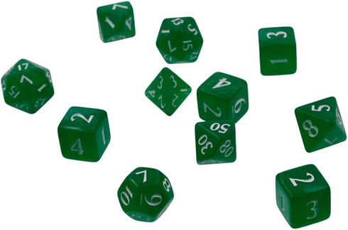 Ultra PRO - Eclipse 11 Dice Set (Forest Green) - Great Dice Set for All Kinds of Card Games and Board Games Such As, DND, MTG, and RPG - UP Your G...