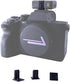 Cold Shoe Mount Replacement for DJI Mic, 3D Printed, Fits Camera Hot Shoe Mounted (3 Pack), Black, BCDM1M...