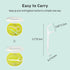 Clear Aligner & Retainer Removal Tool, Removable Braces Pull Tool, 2-in-1 Combo Tool for Invisible Braces, Floss Pick & Aligner Puller Combined fo...
