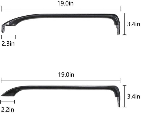 Appliancemate WR12X22183 Refrigerator Door Handle Set Replaces AP5948588 PS9494525 GTH18GBDCRWW GTH18GCDCRBB GTH18GBDCRBB