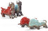 Wall Street Bull Arts Statues,Exquisite Ceramic Fortune Bulls Figurines and Sculptures Home & Office Tabletop Decor (Unstoppable-Red)...