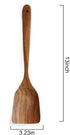 Teak Kitchen Utensils,Wooden Spatula Turner Kitchenware Nonstick Pan Cookware Natural Utensils Handcrafted Cutlery Tool (Brown)...