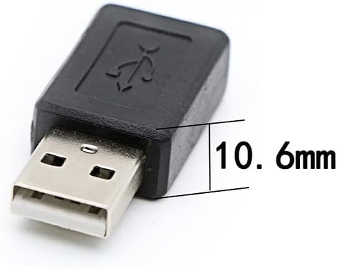 3 Pack USB 2.0 A Male to USB Micro Female Adapter Converter...