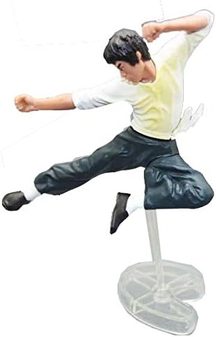 Palmetto Houseares Bruce Lee Figurine 4PCS Collection Set, Average Height of 4 Inch Hard Plastic Resin Figurine, Master of Chinese Kong Fu Martial...