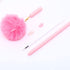12Pcs/Bulk Funny Cute Pens Kawaii Plush Ball Pom Top Pendant Cool Novelty Gel Pen, Aesthetic Stationery Rollerball Back to School Office Journalin...