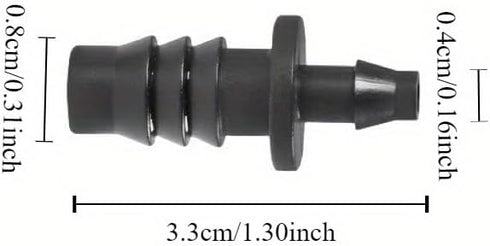10PCS Drip Irrigation Fittings 1/4" To 5/16 Inch Barbed Reducing Couplings Drip Irrigation Fittings Drip Line Connectors For 1/4Inch And 5/16Inch ...