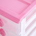 New Lovely Cosmetic Case Storage Cabinet Box Room Desktop Makeup Organizer With Two-tier Desk Receiving Drawers...