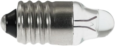 10PCS 2.5V0.3A Mini Screw Base Light Bulbs E10 Screw Base Flashlight Bulbs Light Mini Lamps Miniature Screw Base Light Bulbs for Home Experiment C...