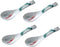 Ceramic Soup Spoons set, Chinese Style Glaze Porcelain Rice Spoons, Asian Tableware spoons Set of 4 (Dark green)...