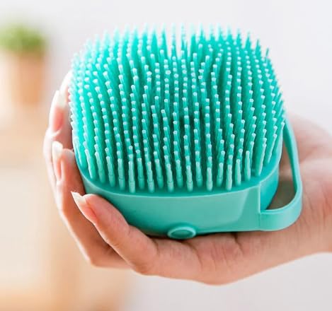 Dog Bath Brush, Dog Shampoo Brush, Pet Cleaning Brush, Dog Washing Supplies, Dog Grooming Supplies for Dogs and Cats...