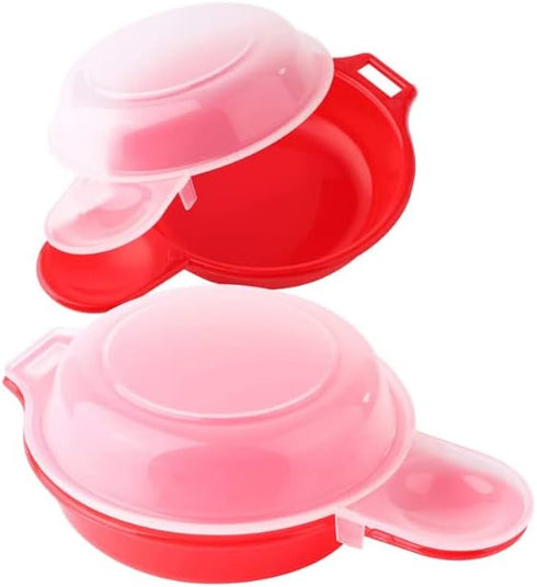 Microwave Egg Muffin Breakfast Sandwich Cooker For Make Egg in 1 Minute...
