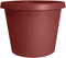 The HC Companies 8 Inch Round Prima Planter - Small Plastic Plant Pot with Rolled Rim for Indoor Outdoor Plants Flowers Herbs, Marsala...