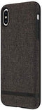 Incipio Carnaby Stylish Slim Protective Case for iPhone Xs Max (6.5") with Soft Premium Fabric and Anti-Slip Grip - Gray...
