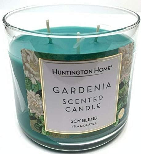 Huntington Home Gardenia Soy Blend Scented Candle...