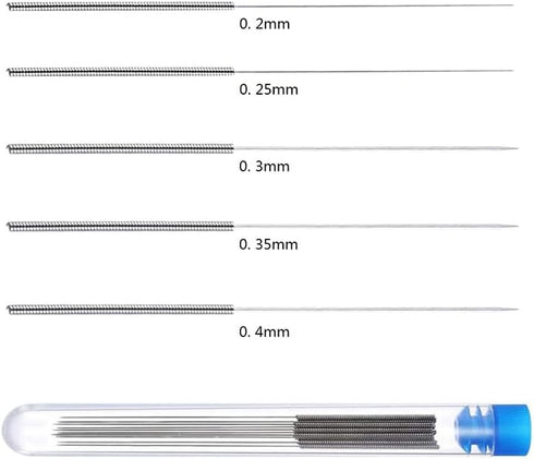 3 Set 3D Printer Nozzle Cleaning Kit Nozzles Cleaner Needles Stainless Steel 0.2mm 0.25mm 0.3mm 0.35mm 0.4mm for 3D Printers Accessories Parts PCB...