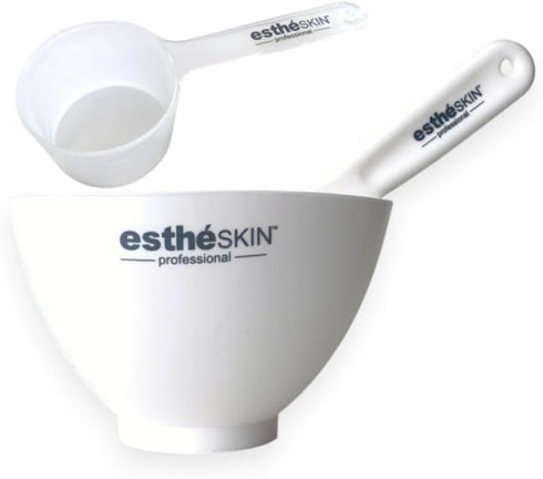 Mixing Bowl, Spatula & Measuring Spoon 3pcs Set for Facial Rubber Mask – Ideal for Skincare Treatments, Spa & Home Use, Easy to clean, Reusable...