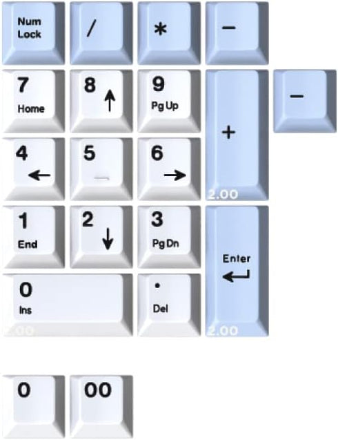 DROP MiTo DCP Pegaso Custom Keycap Set - Compatible with Cherry MX-Style switches on Mechanical Keyboards, PBT Keys in Cherry Profile (Numpad Kit)...