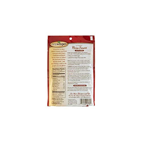Mrs. Wages Create Your Own Pizza Sauce Mix in 5 oz. Packets (4 Packets)...