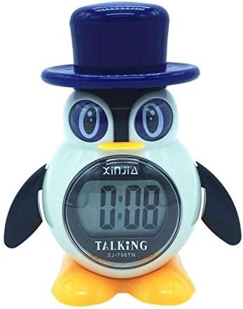 Russian Talking LCD Digital Alarm Clock P?????? Penguin Style Gifts for Children...