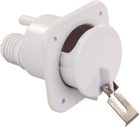 JR Products 37525 Polar White Slide-Out Gravity Water Fill...