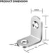 L Bracket Corner Brace Joint Right Angle 90 Degree Fastener Wood Support for Shelves Braces Mounting Brackets with Screws for Furniture Chairs Woo...