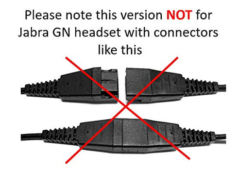 Call Center Headset QD Cable Y Splitter Adapter Trainer Cable for Training Center Compatible with Plantronics QD headsets Splitter Cable Connector...
