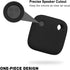 Geiomoo Silicone Case for Tile Mate 2022 Tracker, Soft Flexible Scratch Resistant Cover with Carabiner (Black)...