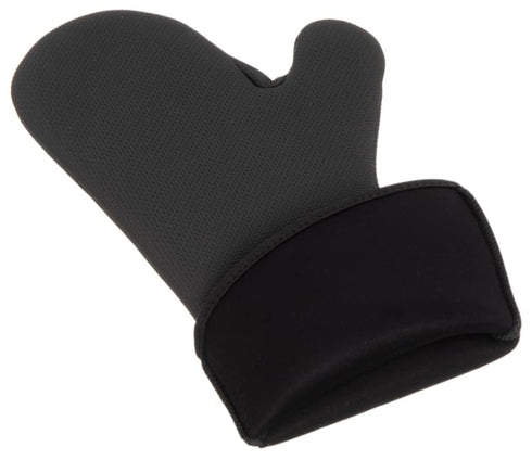 San Jamar Ultigrip Oven Mitt with Heat and Cold Protection for Cooking, Bakeries, Kitchens, And Restaurants, Neoprene, 17 Inches, Black, 1 Count...