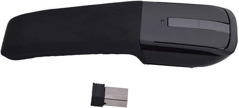 Dpofirs 2.4GHz Foldable Arc Touch Mouse Mice USB Receiver for Computer Notebook (Black)...