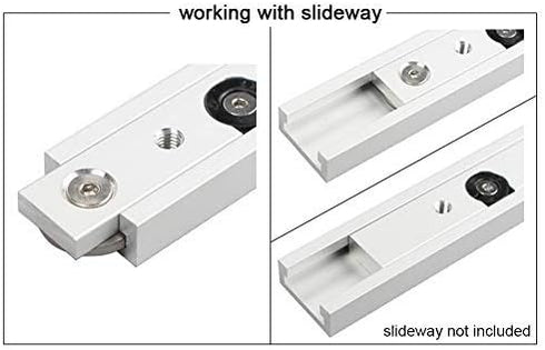 Miter Bar Slider Table Saw Gauge Rod Woodworking Tool Aluminium Alloy Saw Blades Parts Accessories(300mm)...