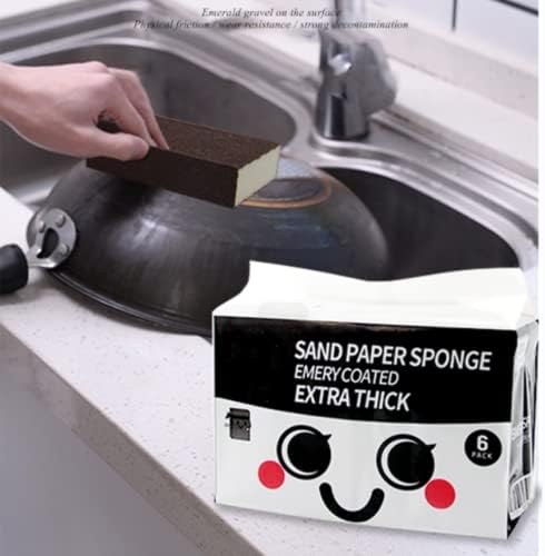6pcs/lot Magic Cleaning Sponge Carborundum Sponge Brush Household Cleaning Tools Eraser Nano Sponge Washing Kitchen Tool Emery Cleaner 3.94 * 2.76...