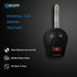 ECCPP Uncut 315MHz Keyless Entry Remote Key Fob for Infiniti Series CWTWB1U751A CWTWB1U816A (Pack of 1)...