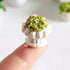 4 Pcs Dollhouse Potted Plants,Miniature Artificial Plant Bonsai,Mini Flowerpot,Miniature Dollhouse Kit,Doll House Mini Plant,for 1:12 Dollhouse De...