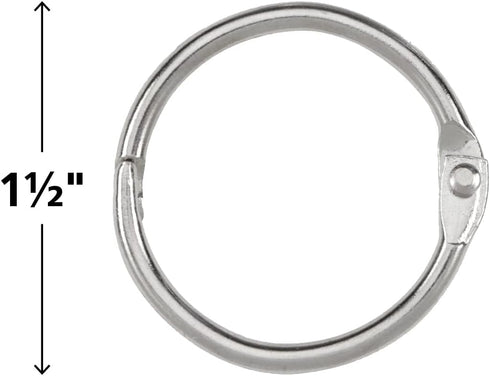 Edupress 1-1/2 inch Binder Rings (EP63925) Silver...