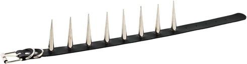 Unisex Simulated Leather PU Punk Rock Gothic Black-tone/Silver-tone Very Long 5.5cm(2.16") Spikes Rivets Choker Collar Necklace (16 Colors)...