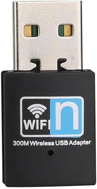 300Mbps USB WiFi Adapter, Wireless LAN Network Card Adapter Stick USB 2.0 Dongle for Desktop Laptop PC Windows 10 8 7 XP MAC OS (Plug-and-Play for...