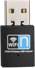 300Mbps USB WiFi Adapter, Wireless LAN Network Card Adapter Stick USB 2.0 Dongle for Desktop Laptop PC Windows 10 8 7 XP MAC OS (Plug-and-Play for...