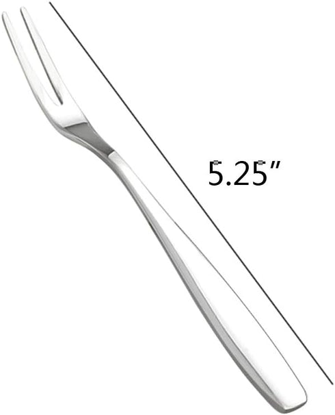 Ggbin 12-Piece Stainless Steel Fruit Forks, Mini Dessert Forks...