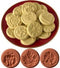 Terra Cotta Cookie Stamps for Baking, Oven & Dishwasher Safe - Cookie Cutter, Molder, Stamper Press, Ideal for Cookies, Polvoron, Pastry, Shortbre...