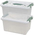 Pekky 6 Quart Storage Container Box with Handle and Latching Fresh Design, Small Toy Organizer Bin, 2-Packs...