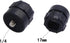 2 Pack 1/4 Screw to 17mm Ball Mount Base Mount Stand Interface Socket Joint for Tripod DV Camera Car Monitor GPS Phone Holder Clip Ring Light Hose...