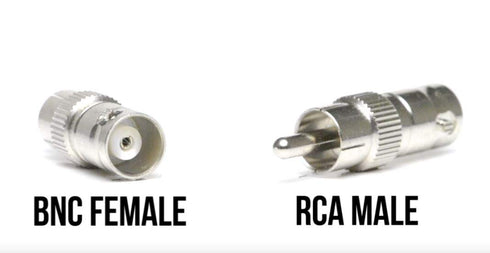 BNC Female to RCA Male Adapter Straight Connector for CCTV Security Camera Systems (30)...