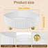 Deluxe 360° Rotating Makeup & Perfume Organizer: Chic Lazy Susan Cosmetic Storage with Spacious Capacity - Elegant Round Display Tray for Jewelry,...