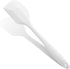 White Silicone Spatula for Cooking Heat Resistant, 10.8In Small Kitchen Spatula Silicone, Flexible Rubber Spatula for Baking...